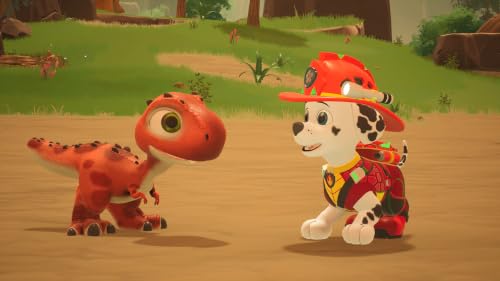 Detalle 2 de PAW Patrol, la Pat'Patrouille: Mission Dino (SWITCH) – aventure Dino pour les fans de Chase et ses amis