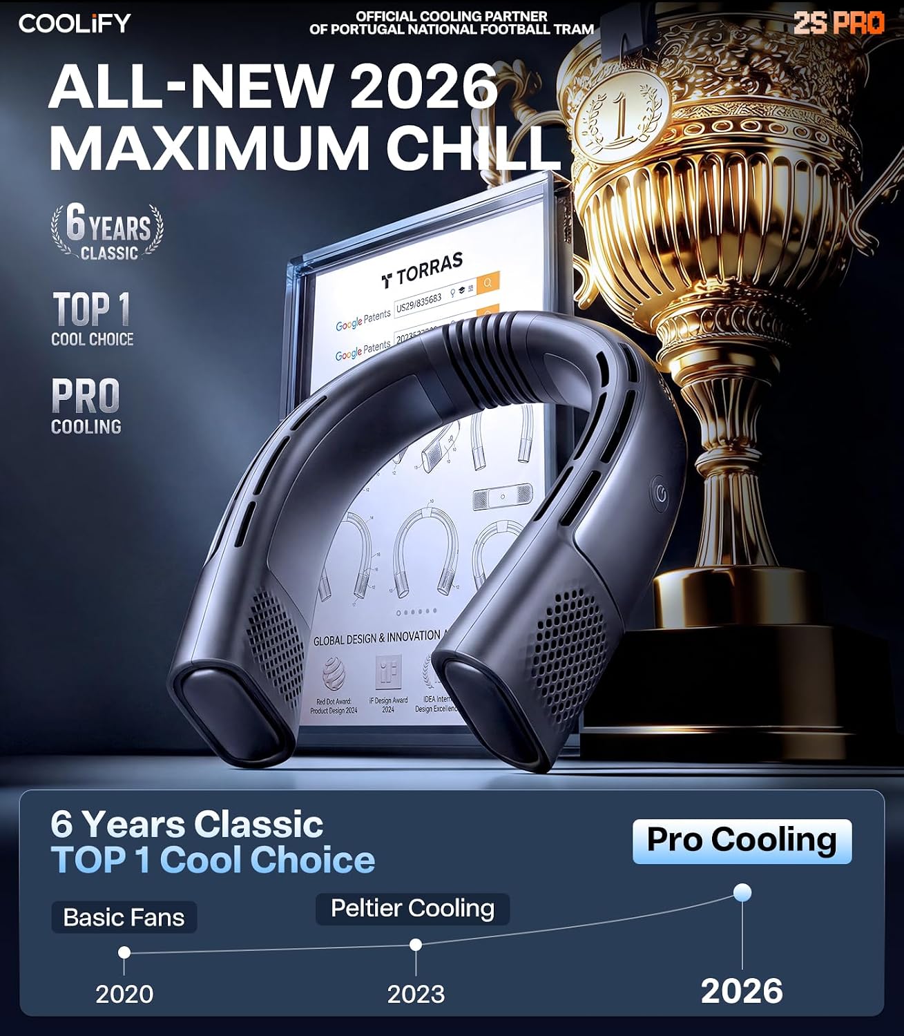 Thumbnail 1 de TORRAS Coolify 2026 2S PRO Neck Air Conditioner
