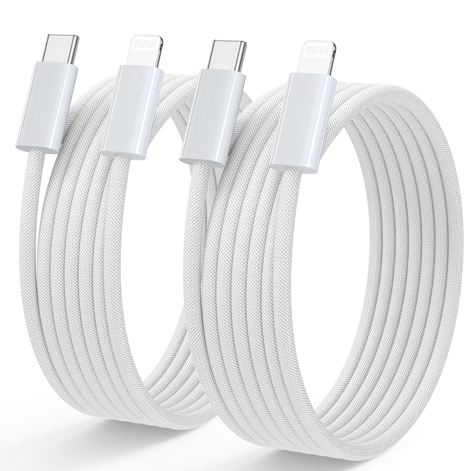 Detalle de USB C Lightning Kabel 1M 2Pack 27W Ladekabel