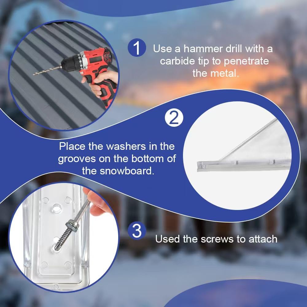 Thumbnail 6 de ApxRoufin 25 Pack Snow Guards for Metal Roofs