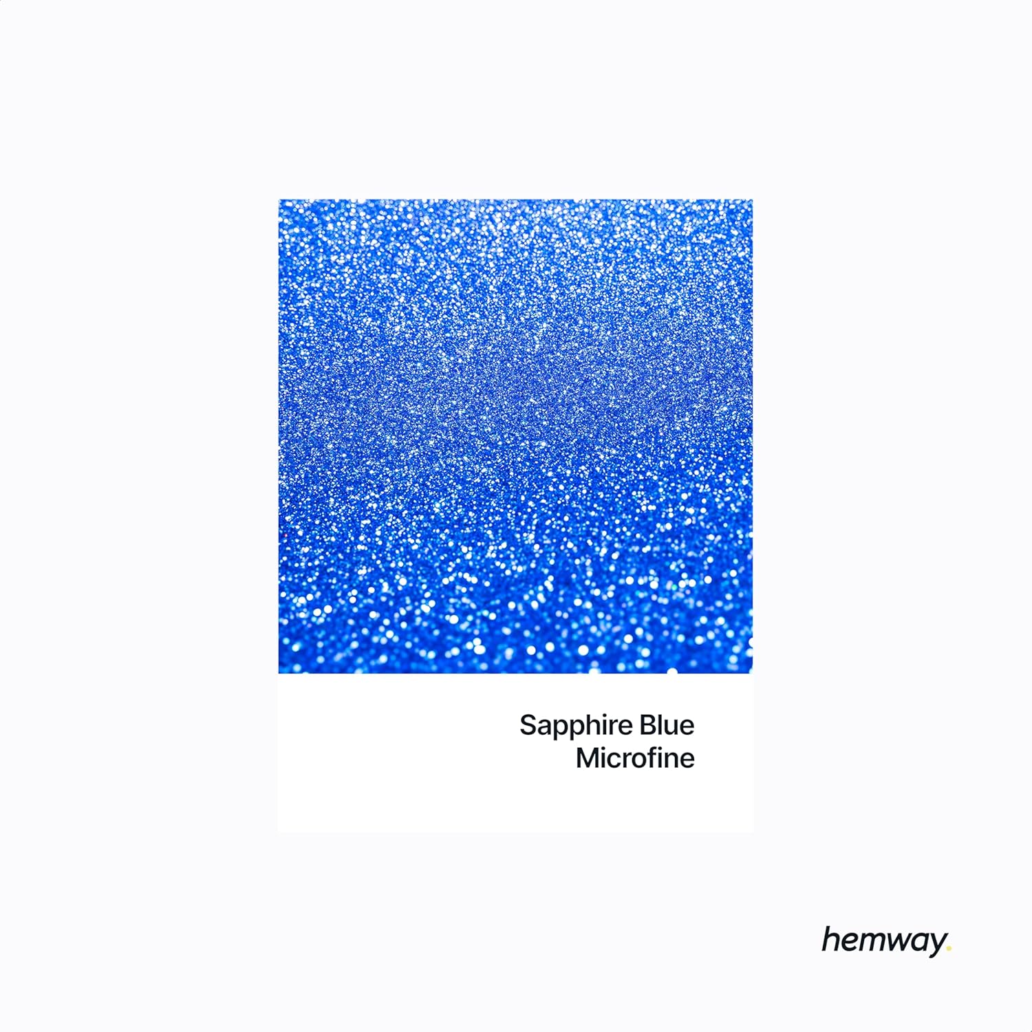 Thumbnail 1 de Hemway Resin Glitter Sapphire Blue (100g) Microfine – Polyurethane & Epoxy Glitter for Resin Crafts