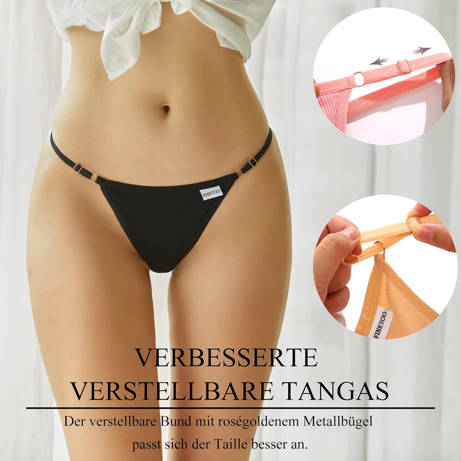 Thumbnail 1 de FINETOO G String 10er Pack S-XL Tanga