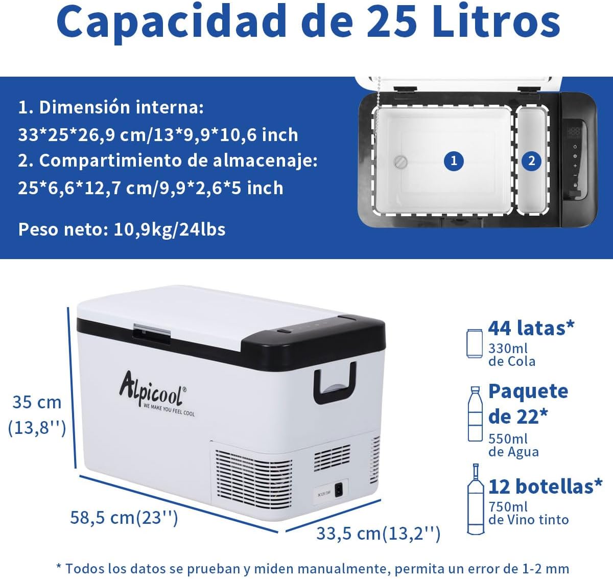Thumbnail 4 de Alpicool K25 25L Nevera portátil coche