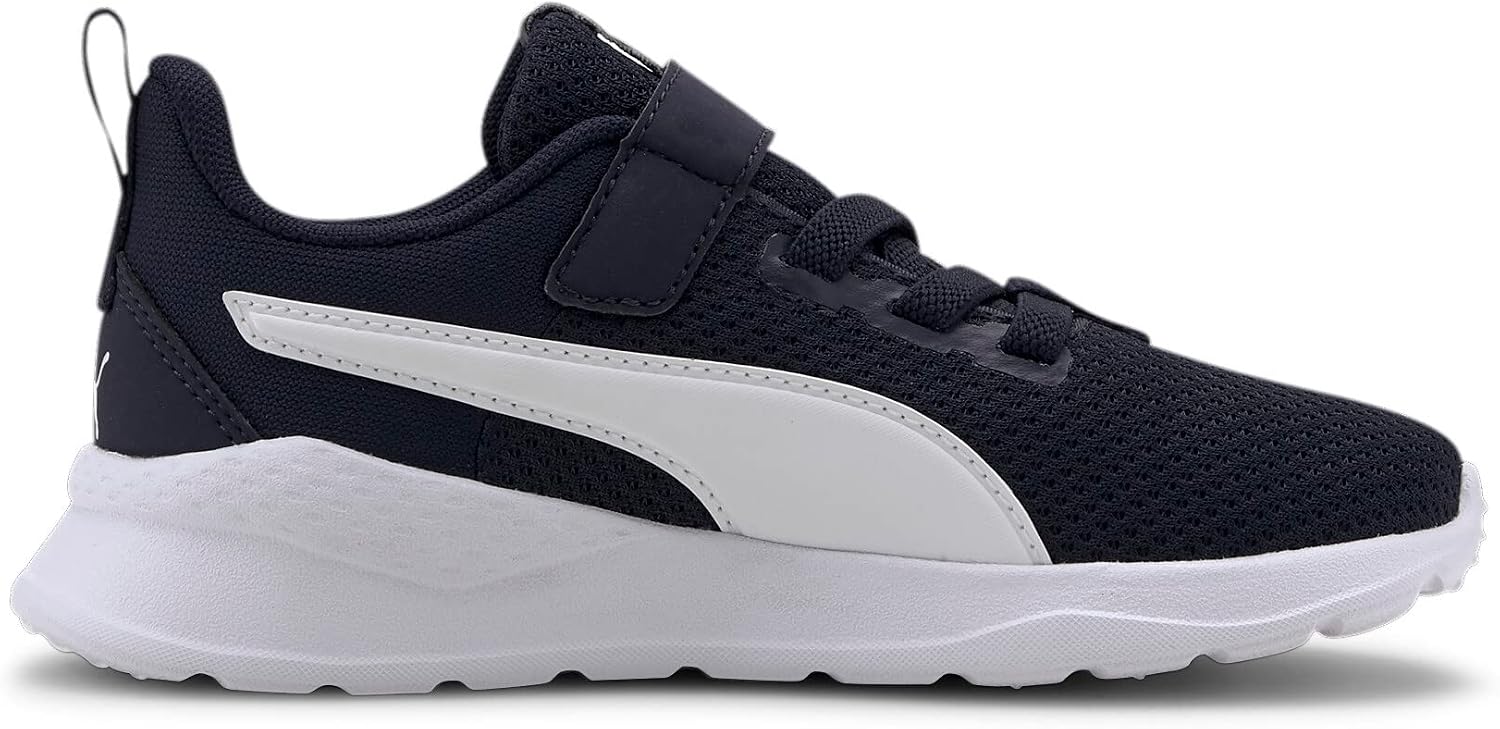 Thumbnail 4 de PUMA Unisex Kids Anzarun Lite AC+ PS Sneakers – Peacoat/Puma White, taille 35 EU