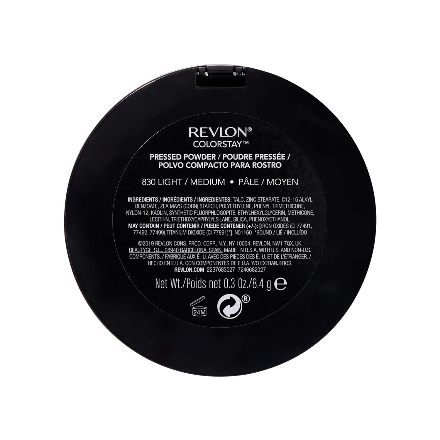Thumbnail 4 de Revlon ColorStay Pressed Powder Face Makeup (Longwearing) 830 Light Medium, Fragrance-Free