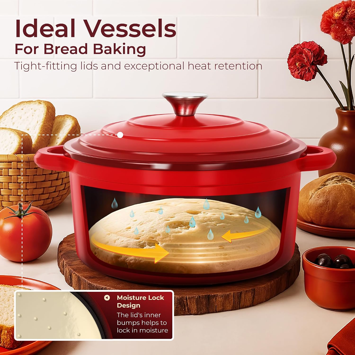 Detalle de Kitchen Academy 7-Pc Cast Iron Set