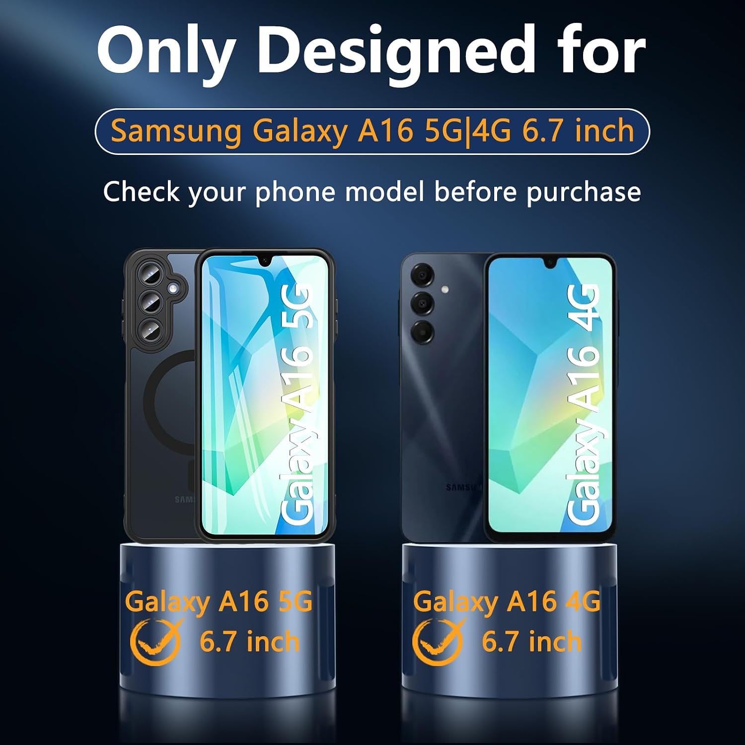 Thumbnail 6 de OWKEY Hülle Galaxy A16 5G Schwarz