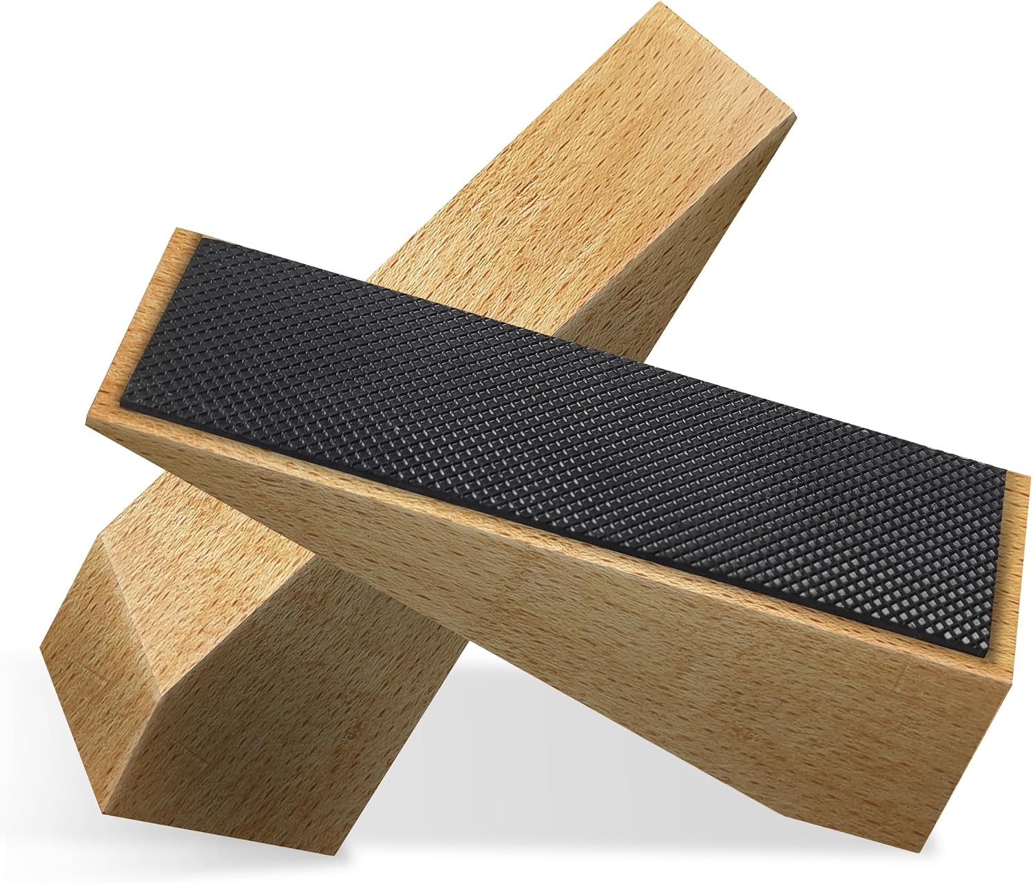 2 Pack Wooden Door Stop – Non-Slip Door Stoppers for All Floors
