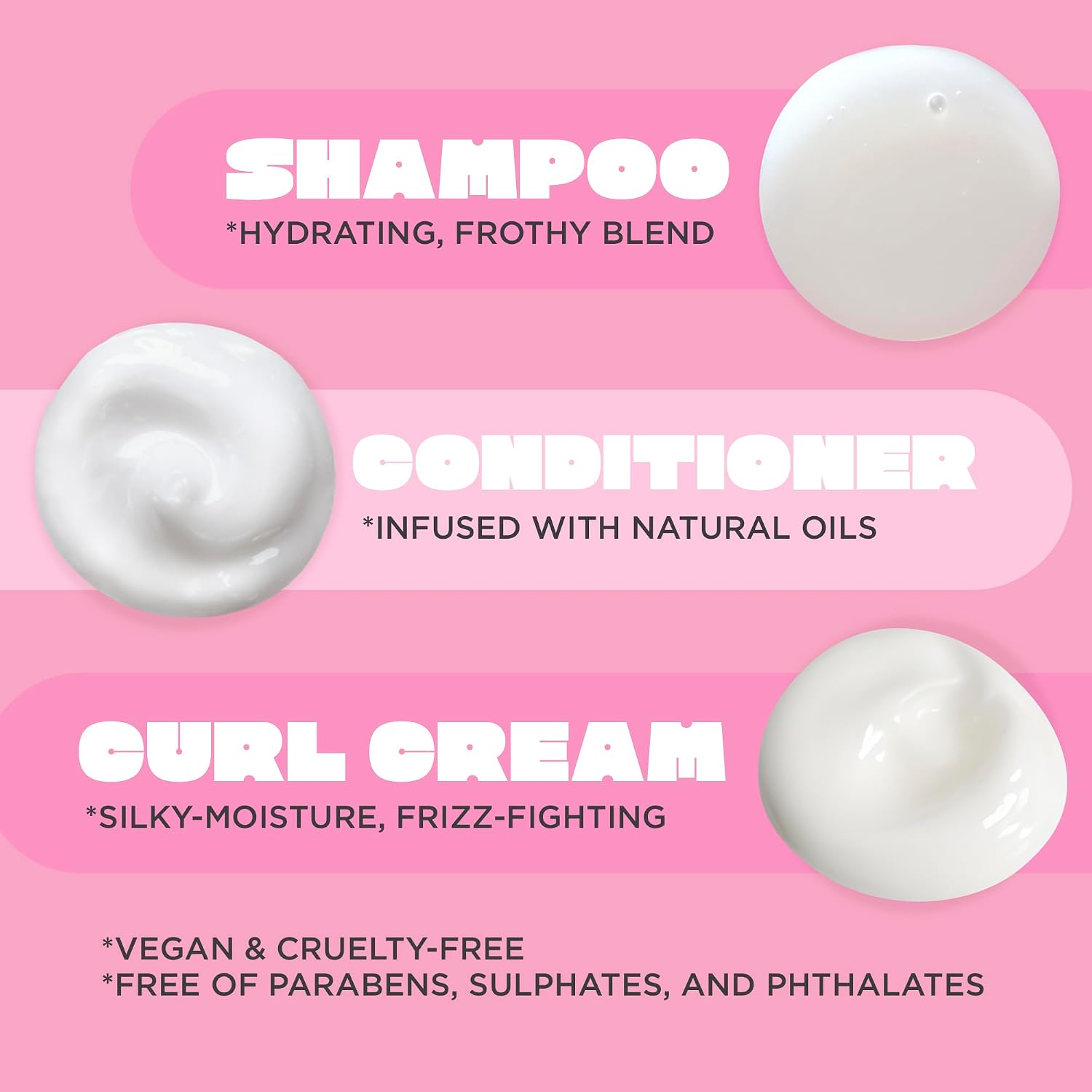 Detalle 2 de Cake Beauty Curl Friend Curl Defining Shampoo, Conditioner & Cream Set (Avocado & Argan Oil) — Curl-Enhancing Trio
