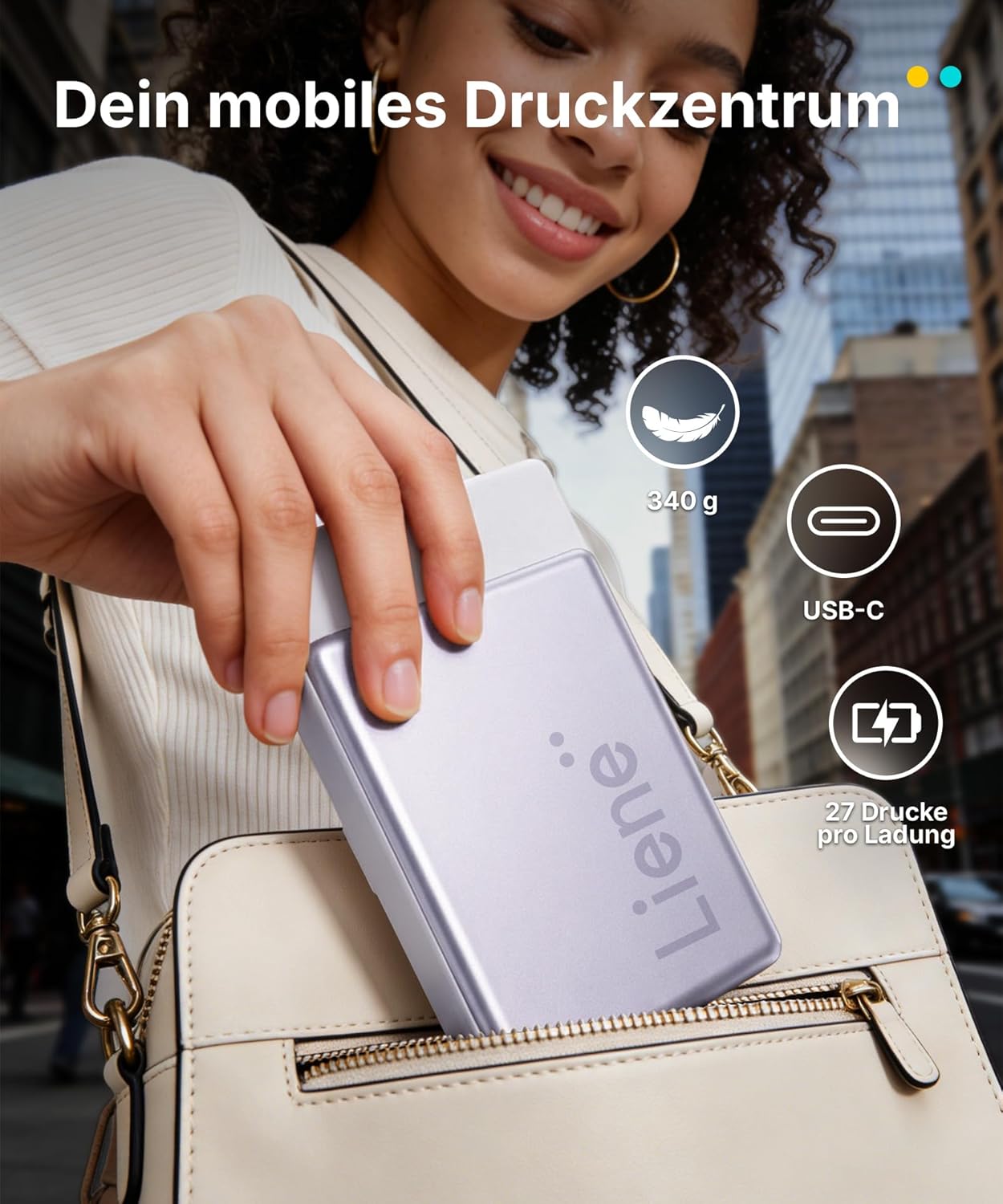Thumbnail 6 de Liene Pearl N200 Pro Tragbarer Mini Fotodrucker