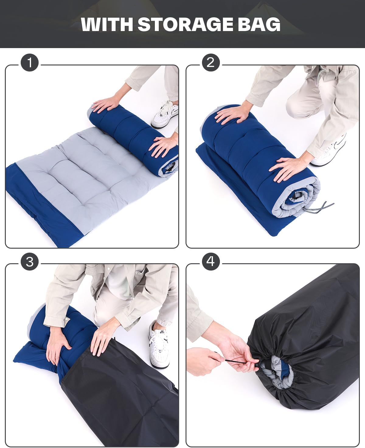 Thumbnail 6 de Sportneer Feldbett mit Matratze – Klappbett (71/81 cm Breite) bis 204 kg, mit Aufbewahrungstasche