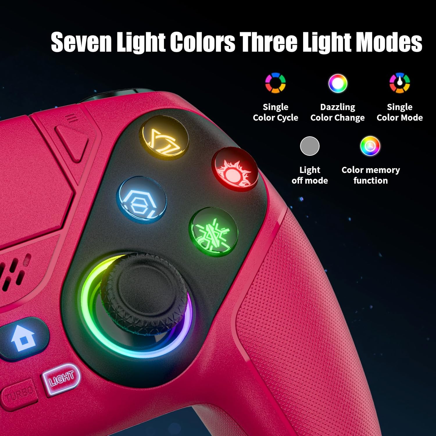 Detalle de Lapezei PS5 Controller mit RGB