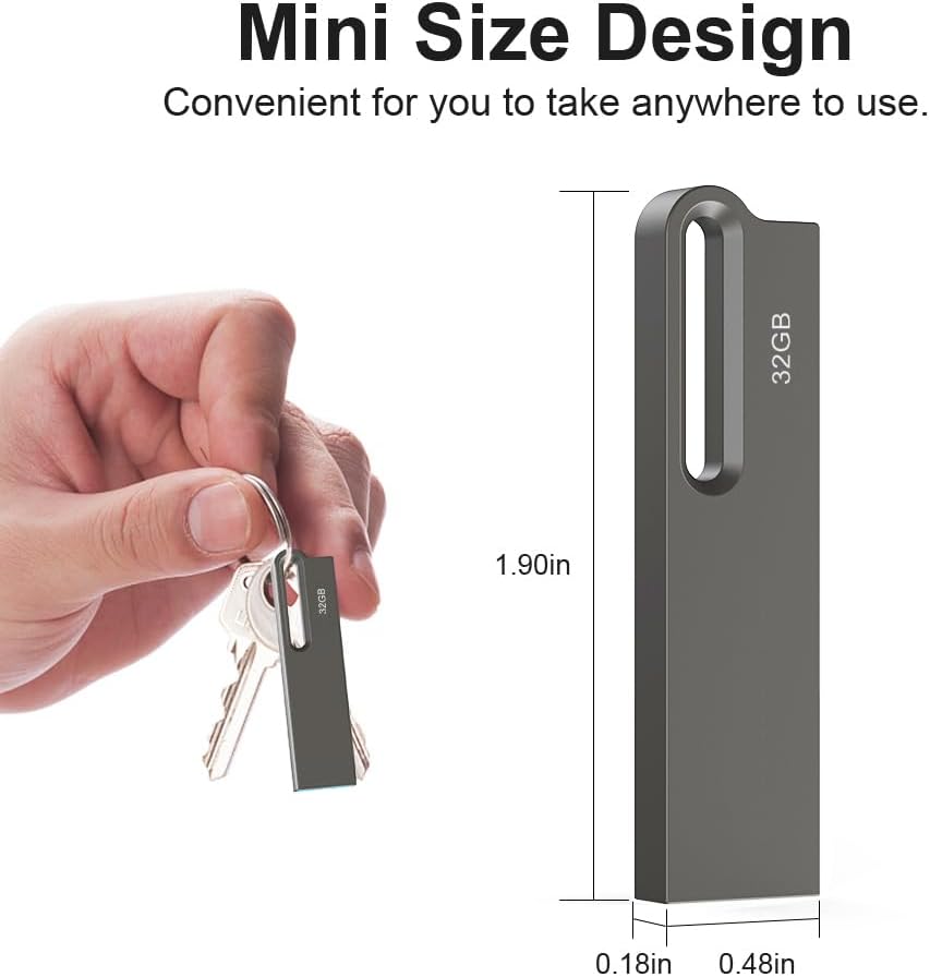 Detalle de JOIOT USB Stick 32GB 5 Pack – USB 3.0 Flash Drives