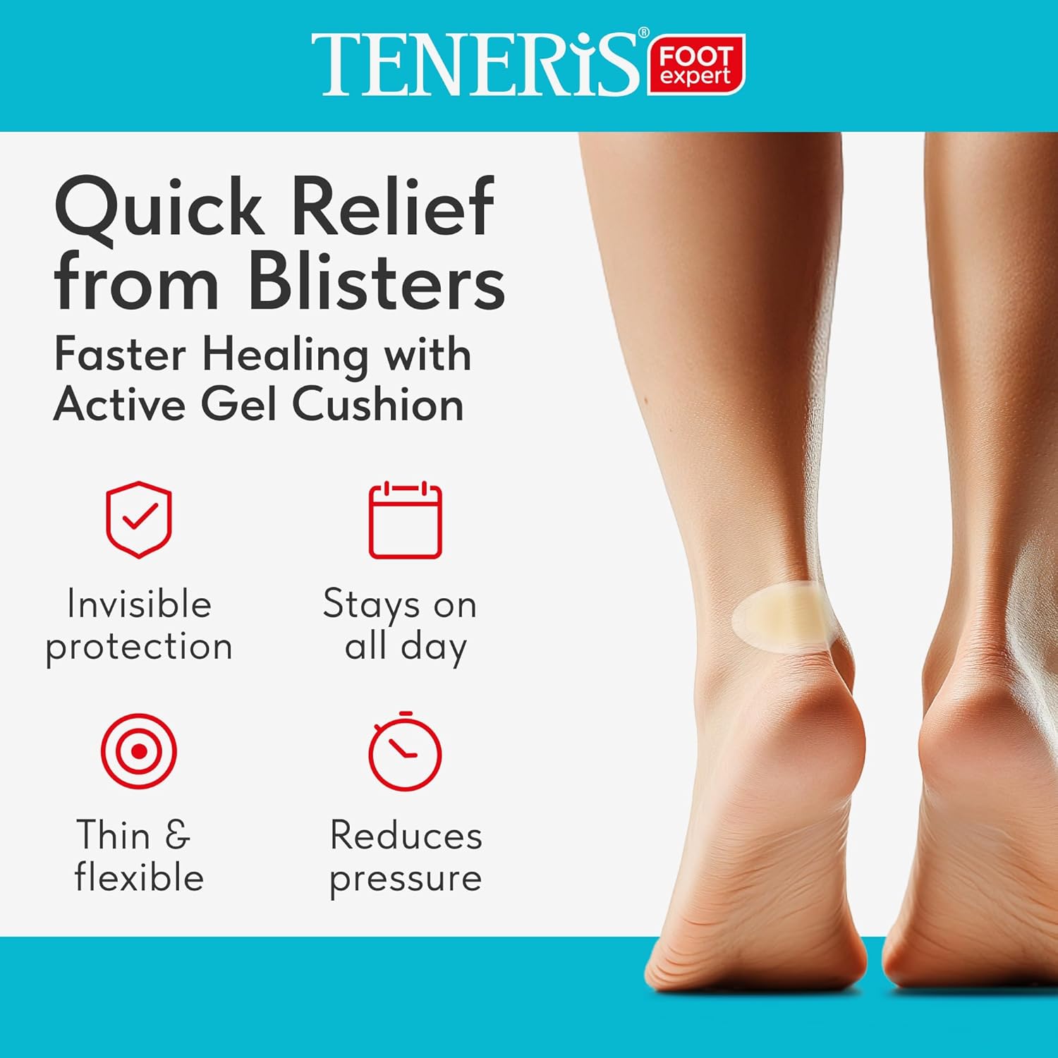 Detalle 2 de Teneris hydrocolloid blister plasters 20 pack