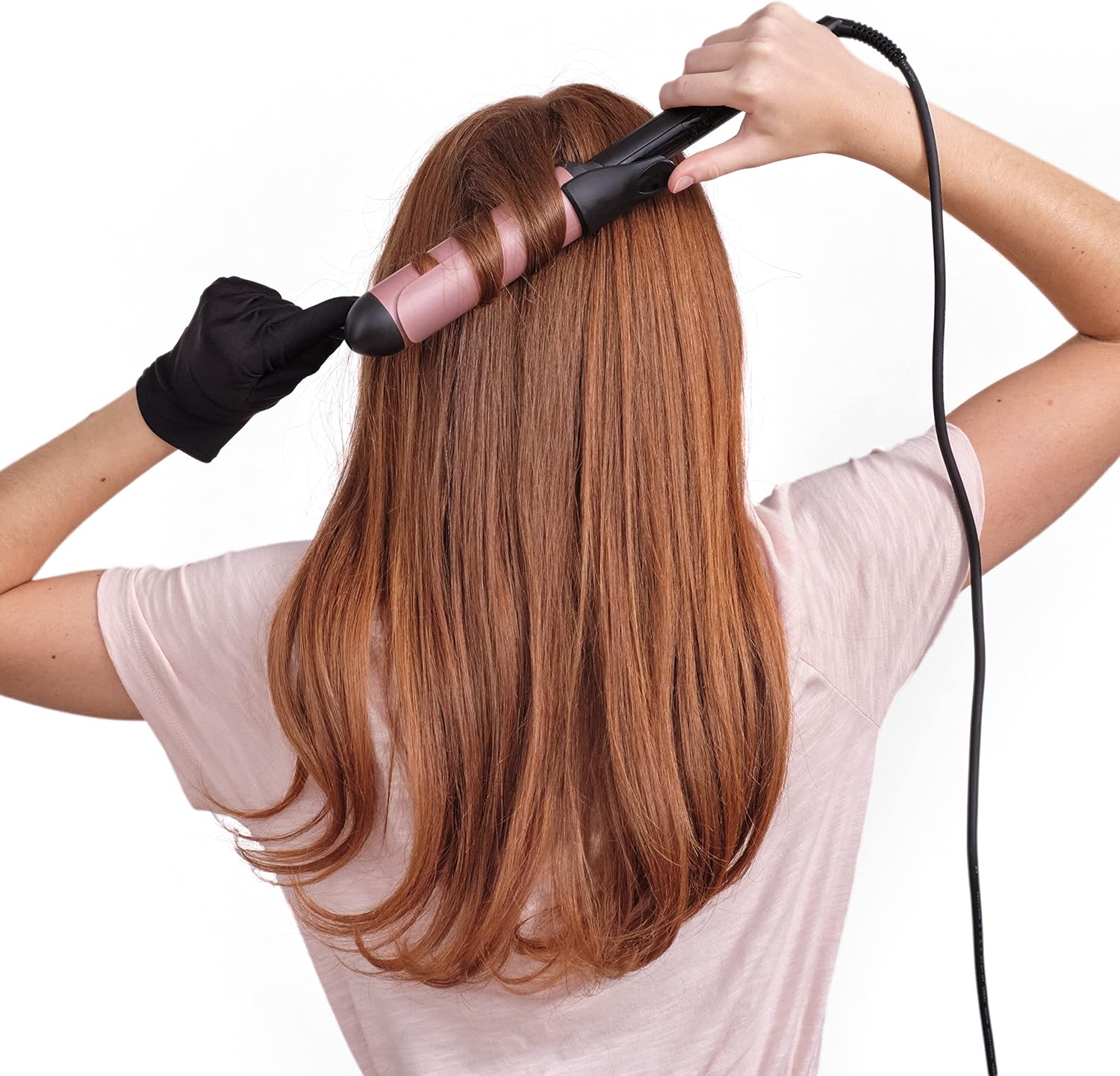 Detalle de BaByliss 2453U Rose-Quartz Tong 38 mm — hair curler