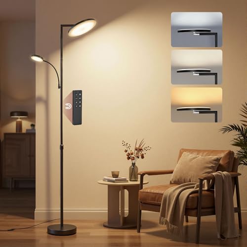 Detalle de VASAGLE lampadaire LED 42 W
