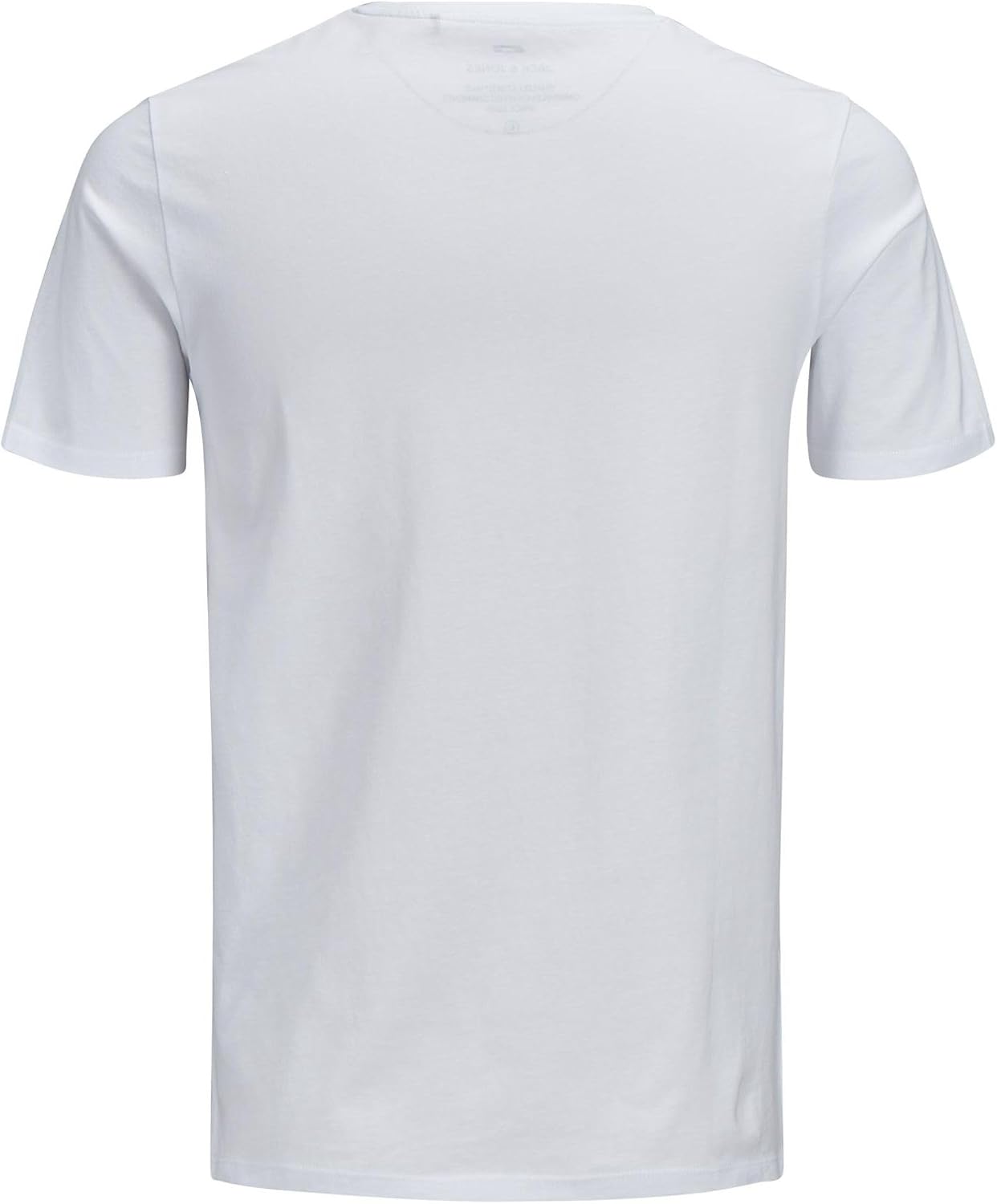 Detalle 2 de JACK & JONES Herren T-Shirt Logo – Baumwolle, schlichtes Alltagsshirt