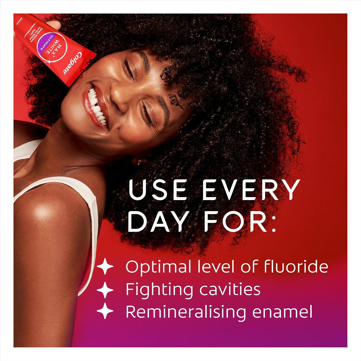 Thumbnail 1 de Colgate Max White Ultimate Renewal Toothpaste 75ml x 2