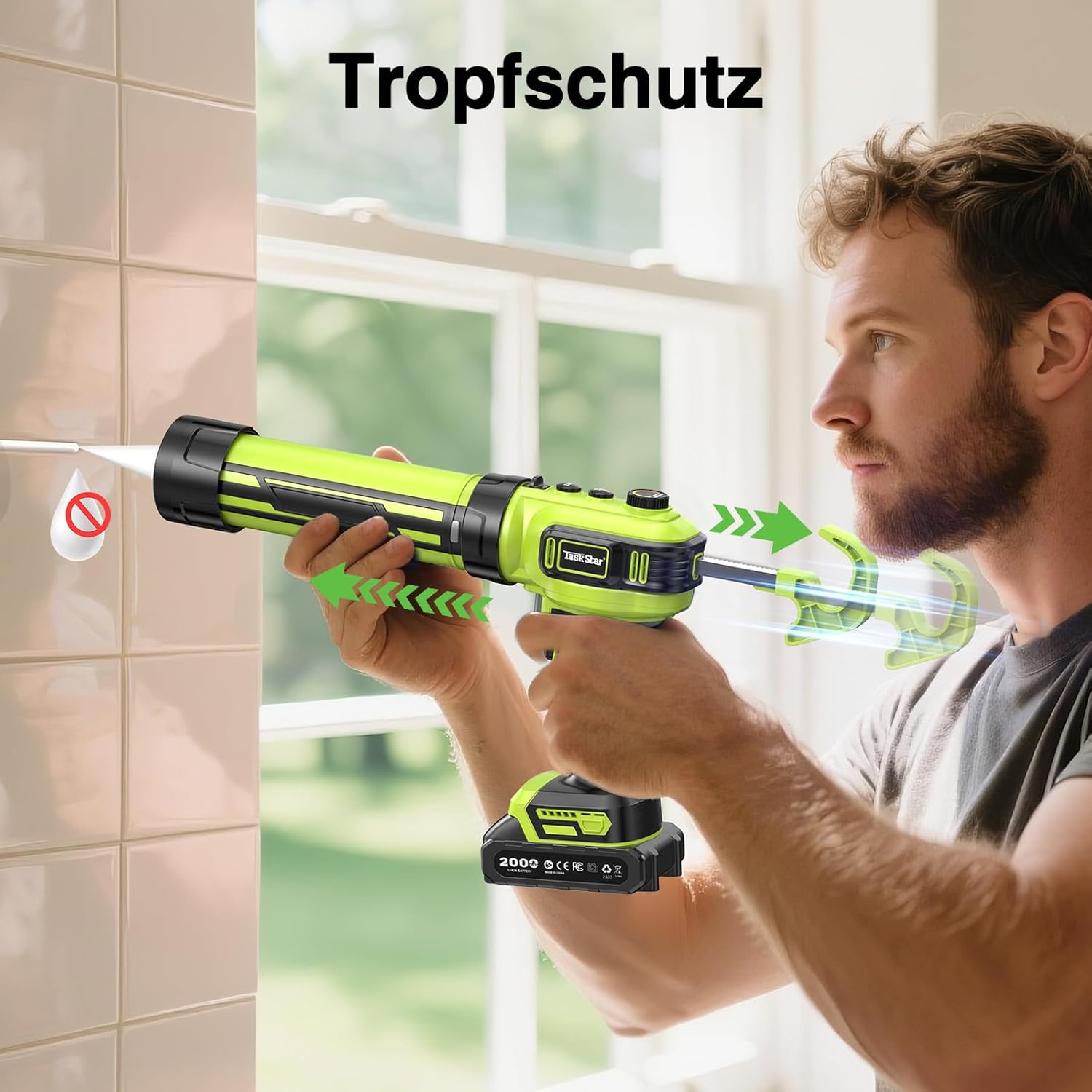 Thumbnail 5 de Taskstar Kartuschenpresse Akku 2 Akkus LED