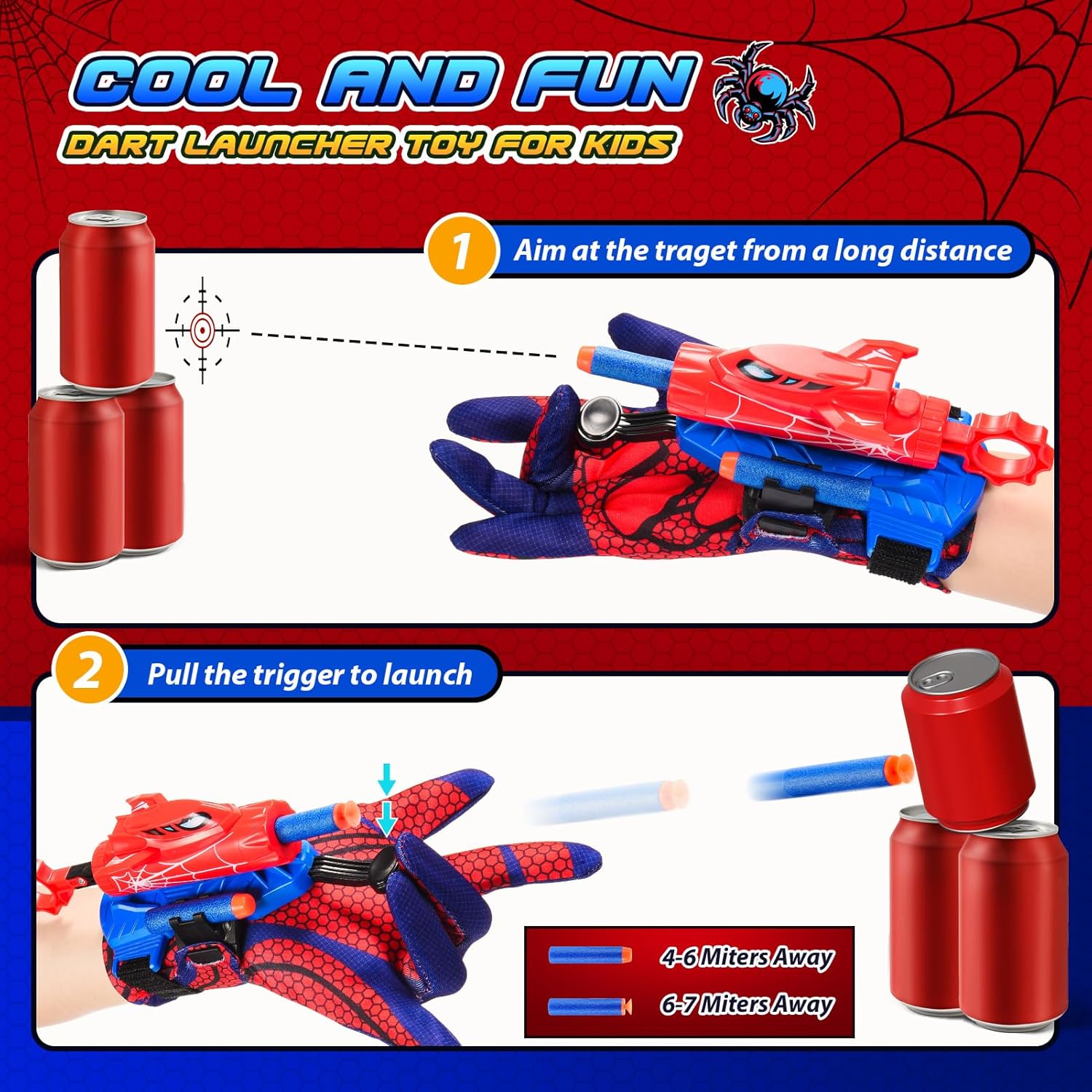 Thumbnail 1 de Braxel Spider Web Shooter Set for Ages 3–6