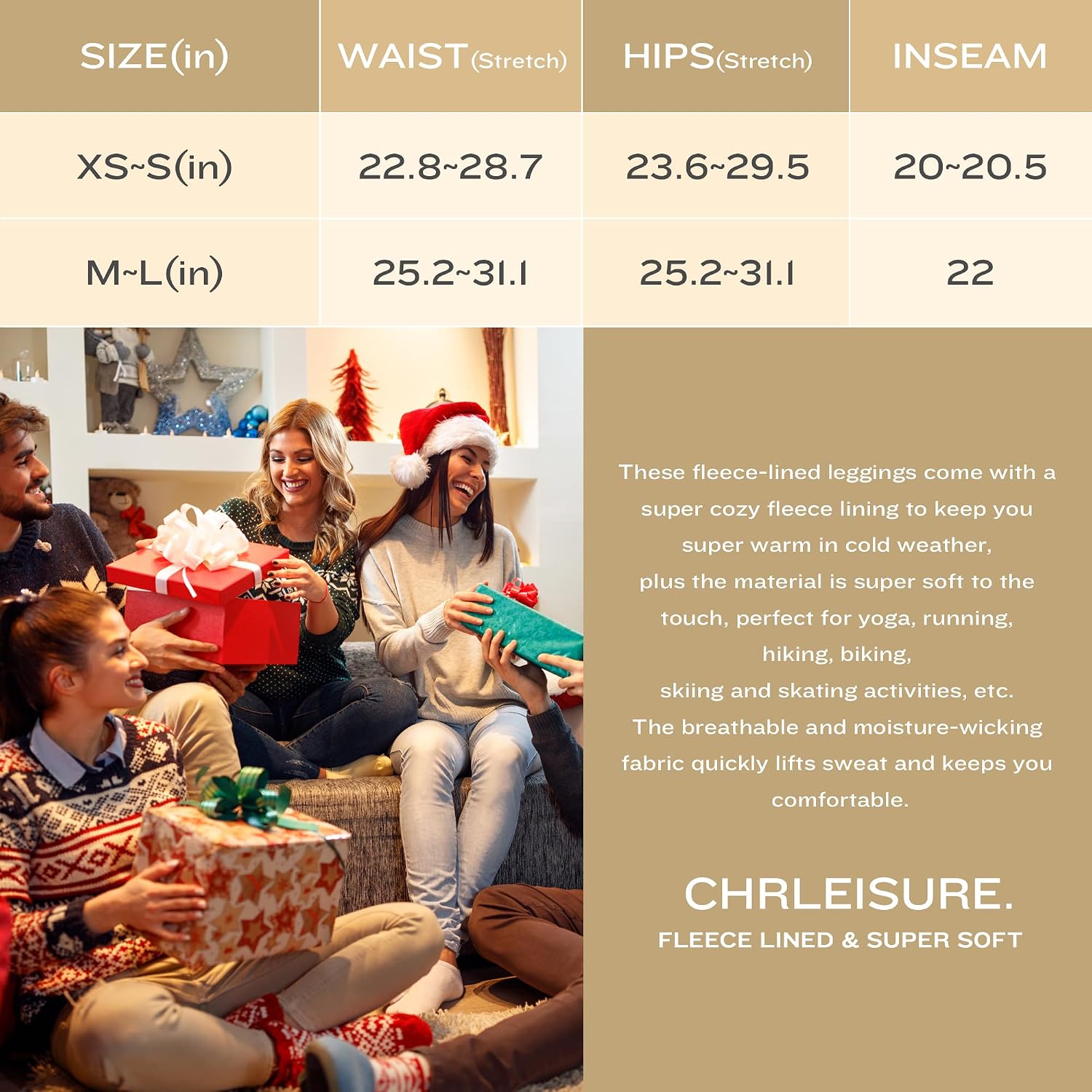 Thumbnail 6 de CHRLEISURE Fleece Lined Tights
