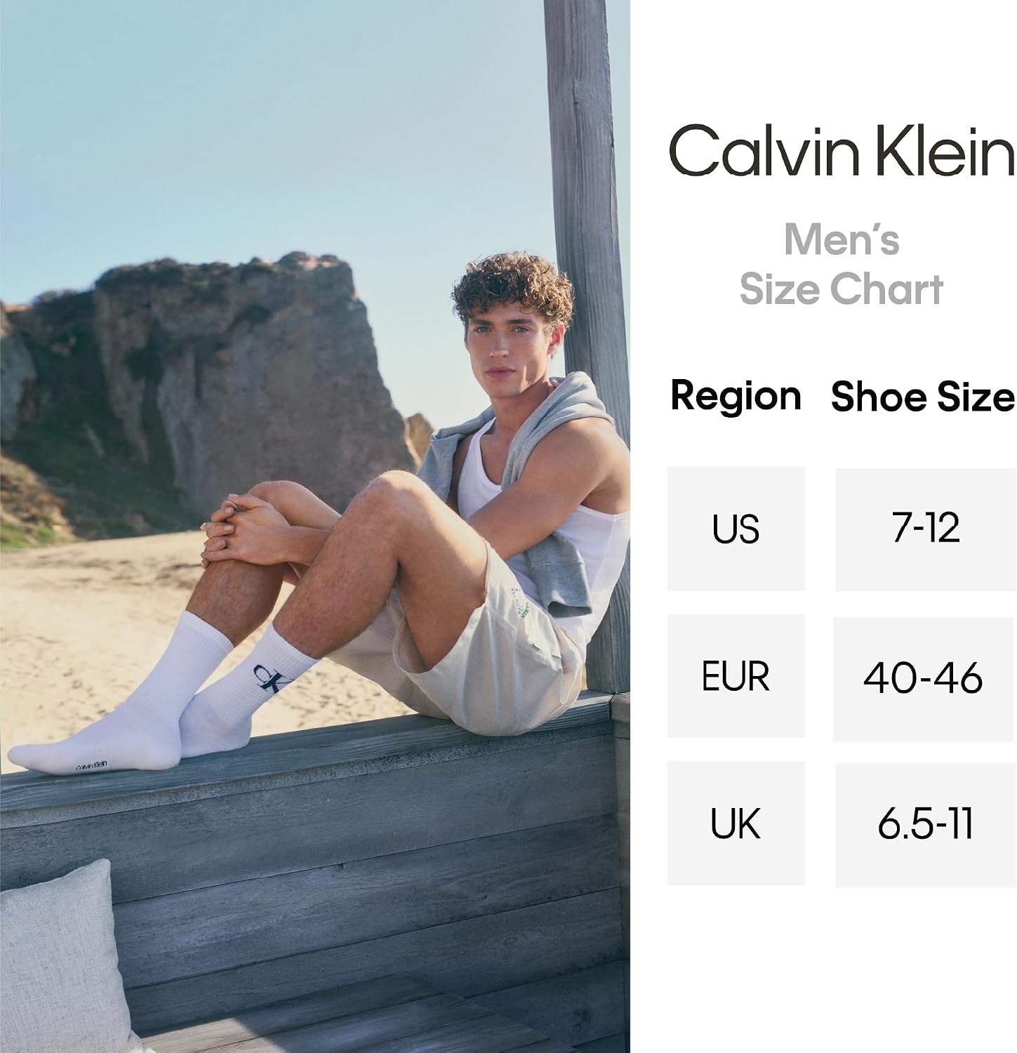 Detalle 2 de Calvin Klein Mens Dress Socks - 8 Pack Breathable Cotton Blend Dress Socks for Men
