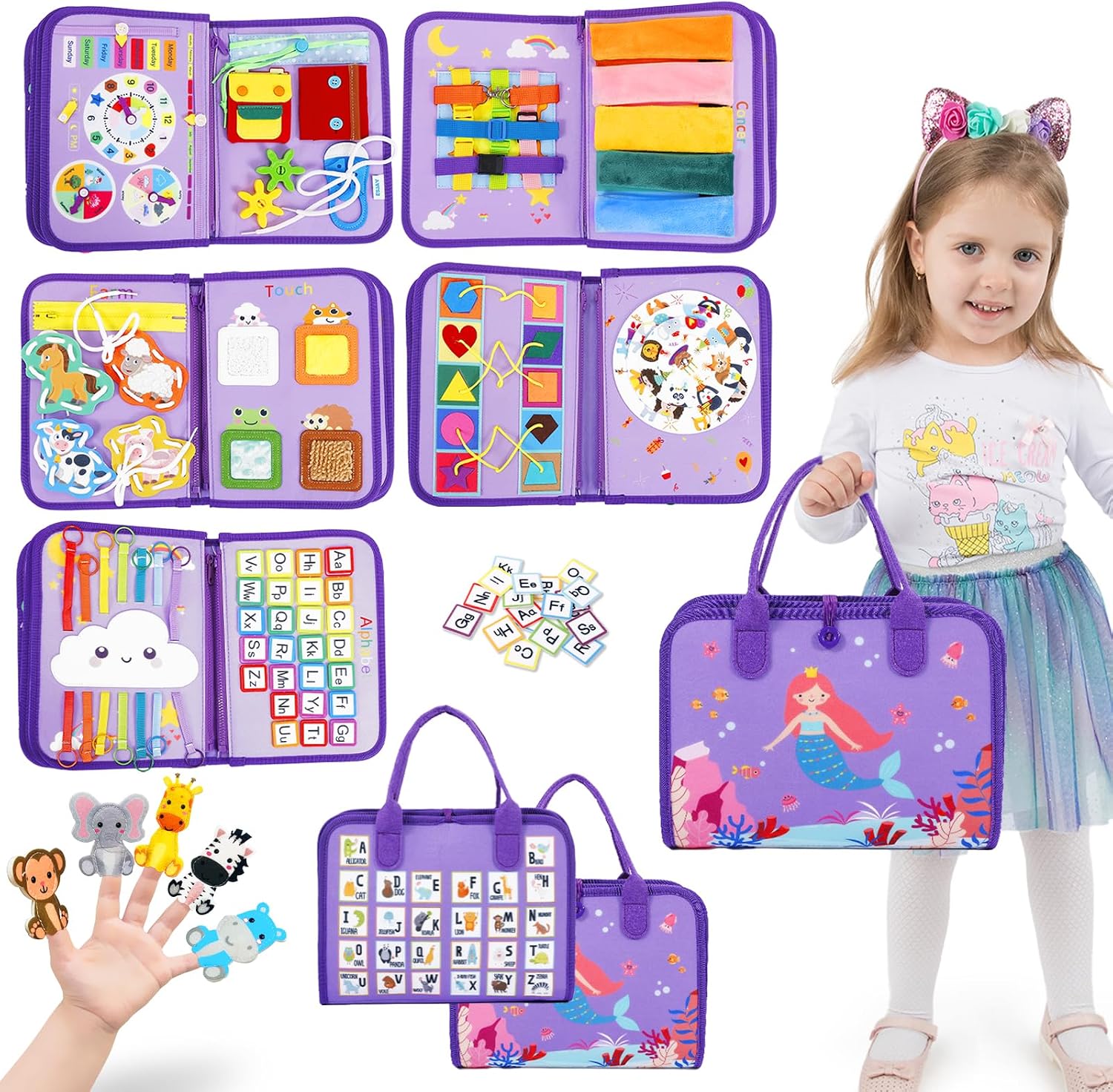 Thumbnail 6 de Esjay Busy Board, 8-page activity book
