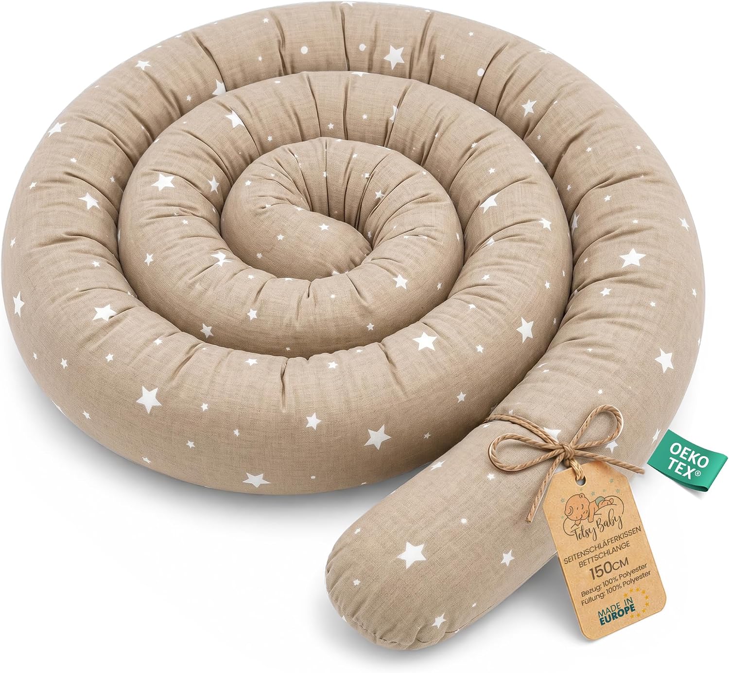 Thumbnail 6 de Totsy Baby XXL Bettschlange – vielseitige Wickel- und Umrandung aus EU-Qualität (300 cm)