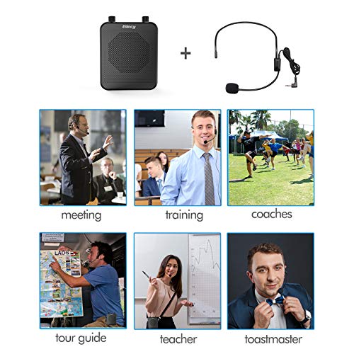 Thumbnail 6 de Giecy Portable Voice Amplifier with Headset Microphone — 30W, 2800mAh, Multi-Function Speaker for Teachers and Presenters