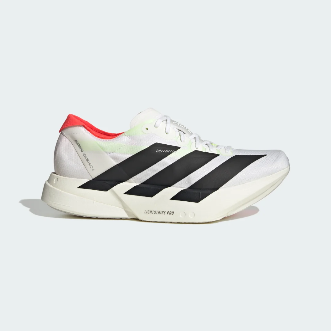 Detalle de Zapatilla Adizero Adios Pro 4 de Adidas – Blanco
