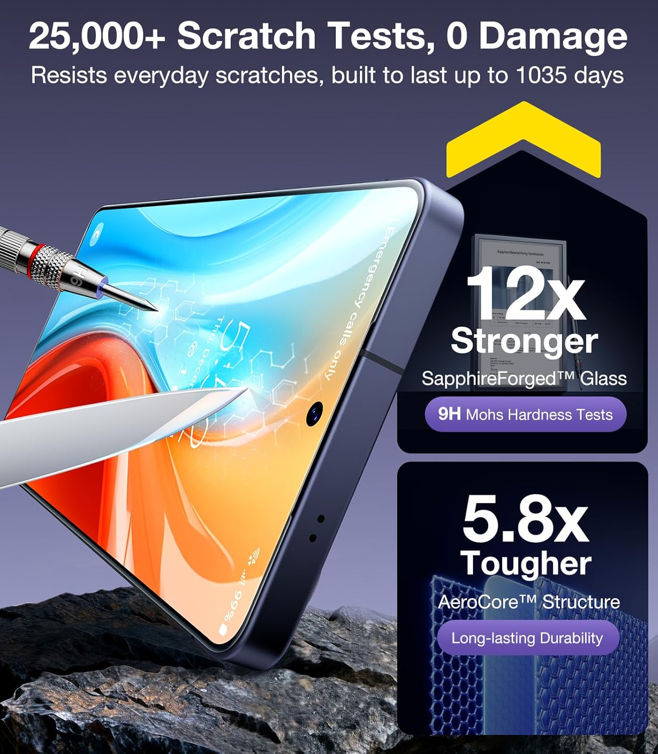 Thumbnail 3 de UltraGlass TOP 9H+ Armor for Samsung Galaxy S26 Ultra