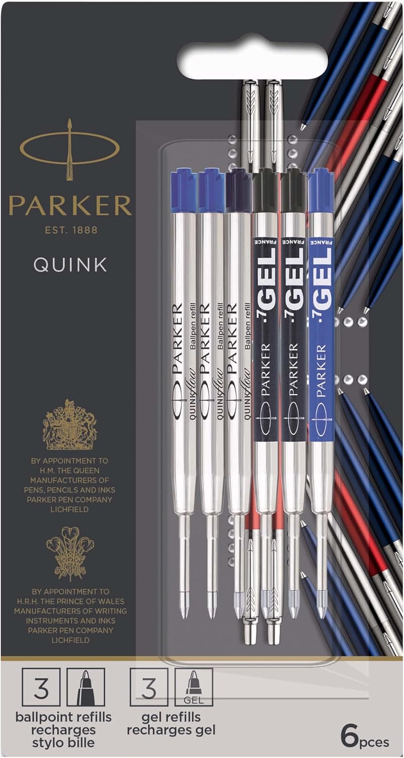 Detalle de Parker Jotter London Discovery Pack: QUINKFlow- und QUINK-Nachfüllminen im 6er-Set