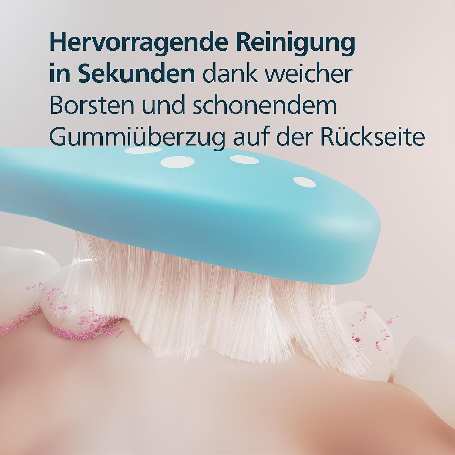 Detalle de Philips Sonicare For Kids HX6042/90 Ersatzbürstenköpfe – 2er-Pack (7+)