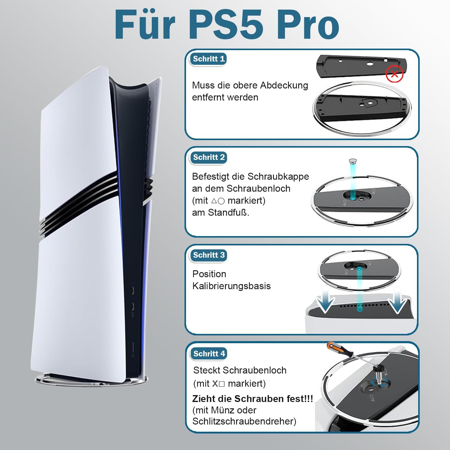 Detalle 2 de BYZANDQI Vertikaler Standfuß für PS5