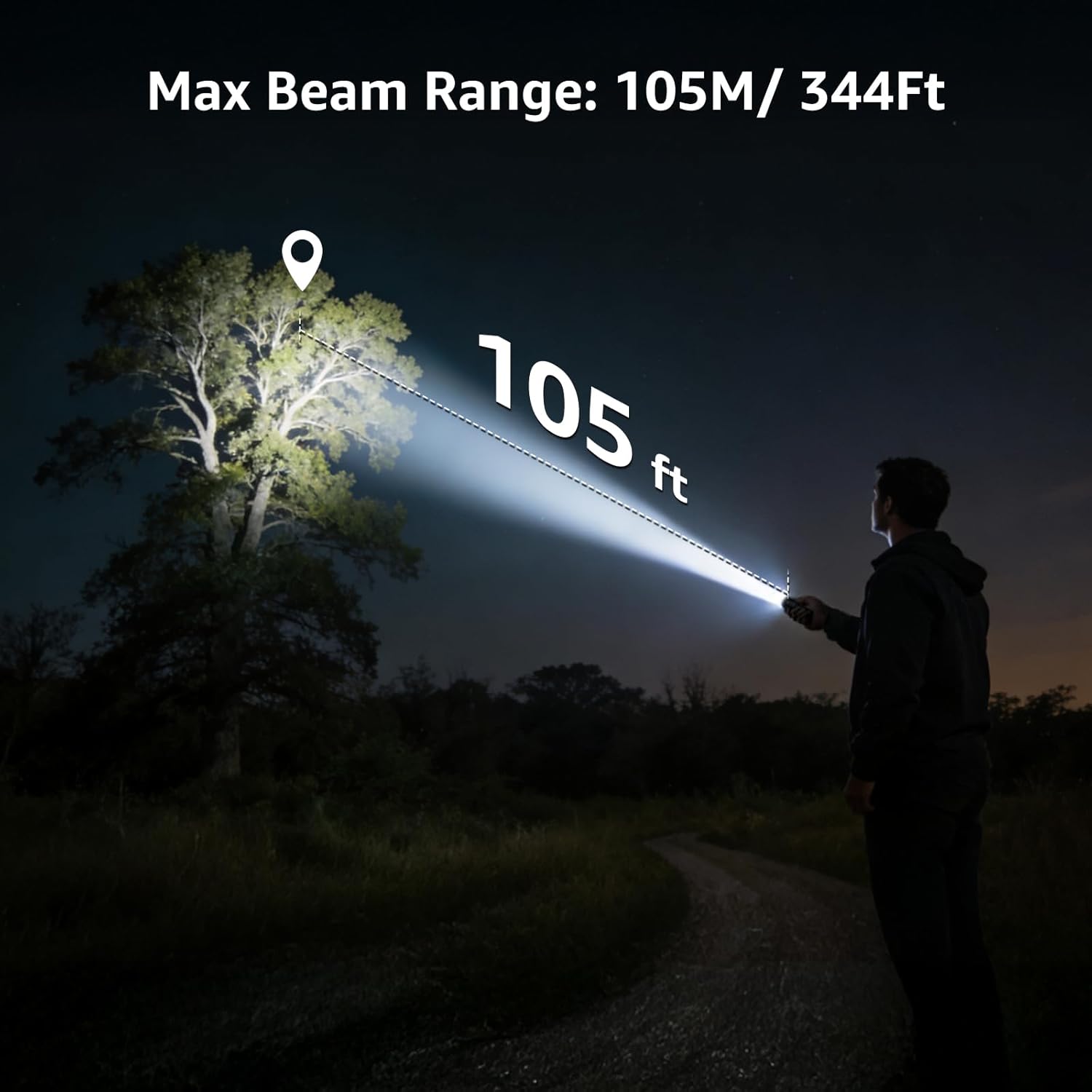Thumbnail 1 de Lepro Small Torch Battery Powered LED Flashlight