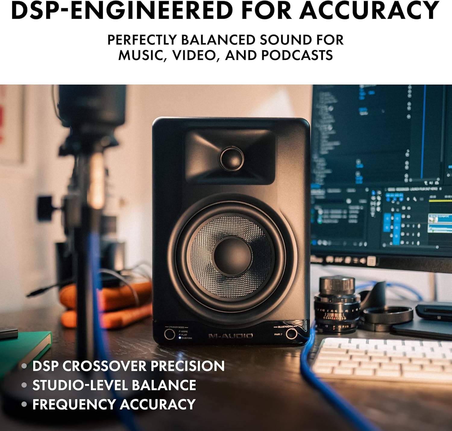 Thumbnail 6 de M-Audio BX5BT 5-Inch Desktop Studio Monitor Speakers with Bluetooth and DSP