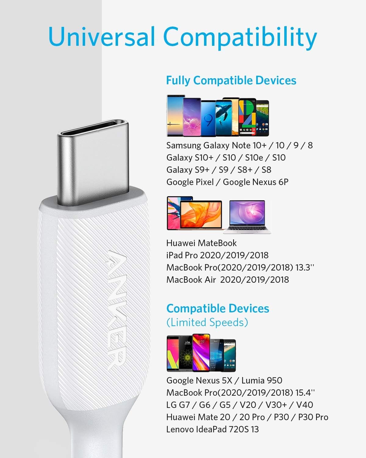 Thumbnail 4 de Anker PowerLine III 60W 90cm Cable USB-C