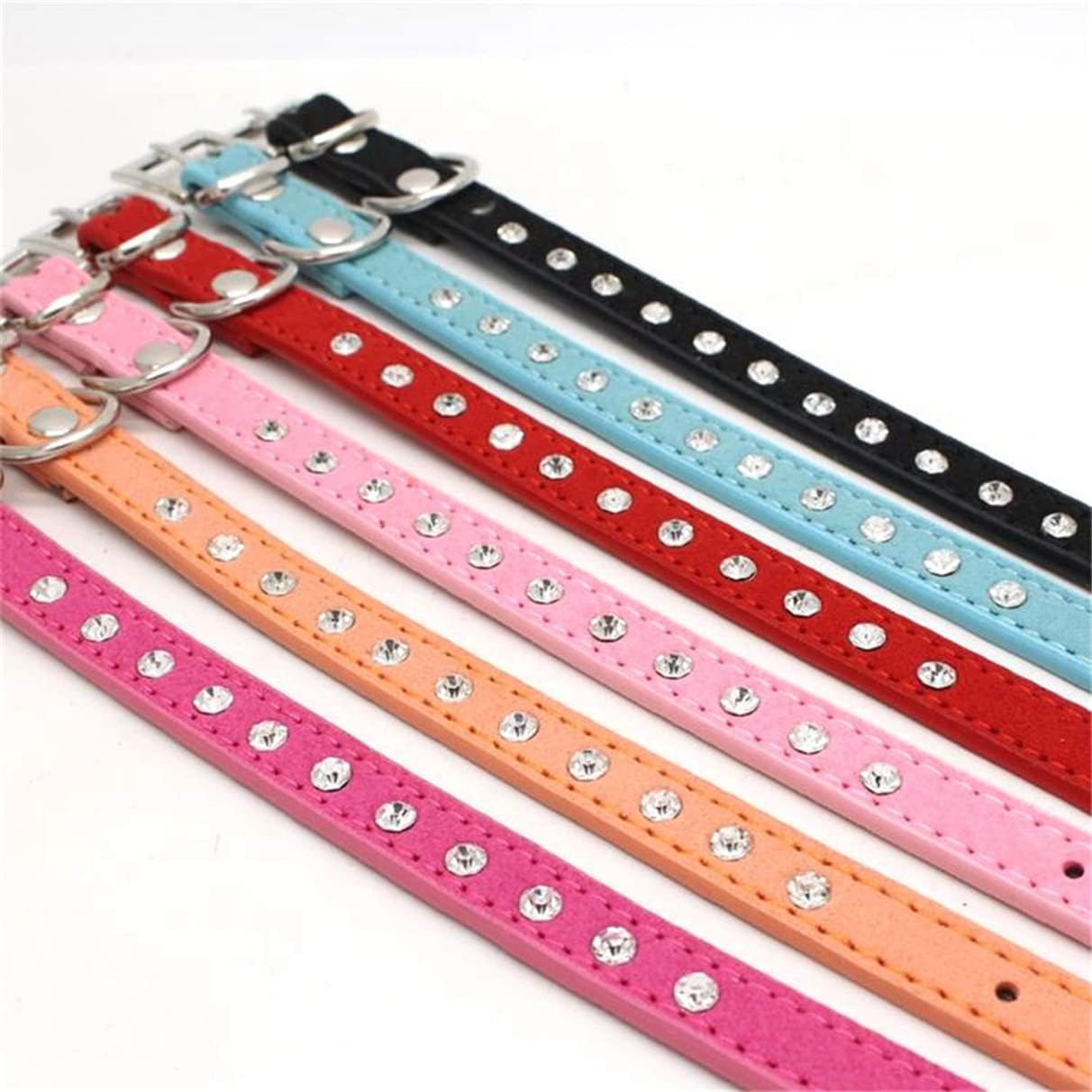 Detalle 2 de Hotlion rhinestone dog collar S red
