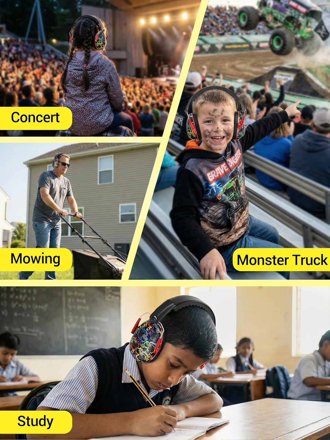 Thumbnail 4 de Dr.meter Ear Defenders Children: Adjustable, comfortable hearing protection for kids