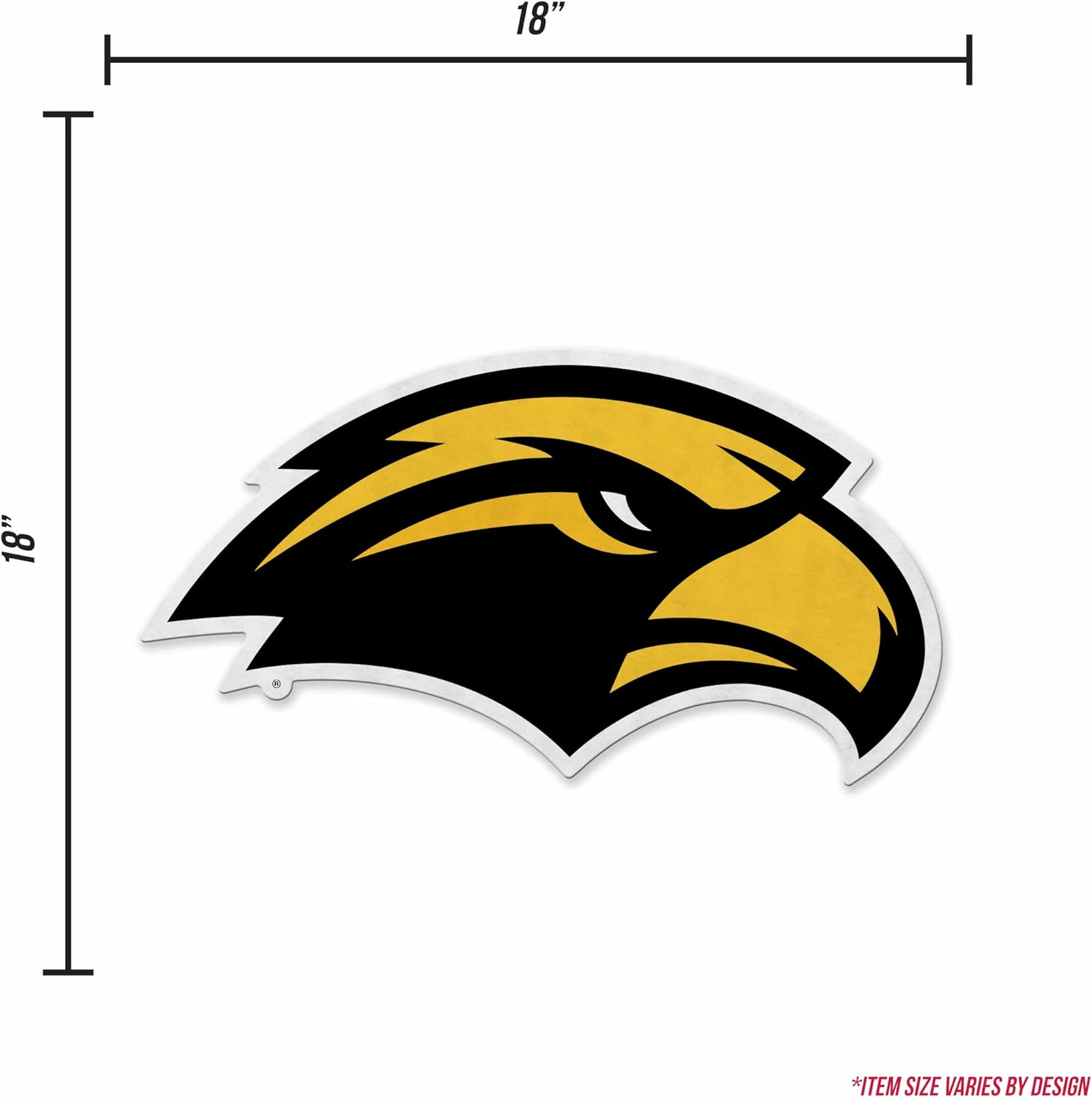 Thumbnail 4 de NCAA Rico Industries Shape Cut Pennant (18" x 18") — Soft Felt EZ to Hang Home & Living Room Décor