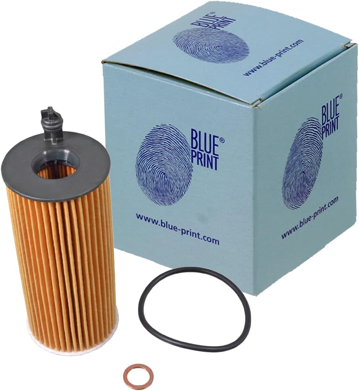 Detalle de Blue Print aDB112107 filtre à huile — Cartouche filtrante, Ø53,5 mm × H134,5 mm