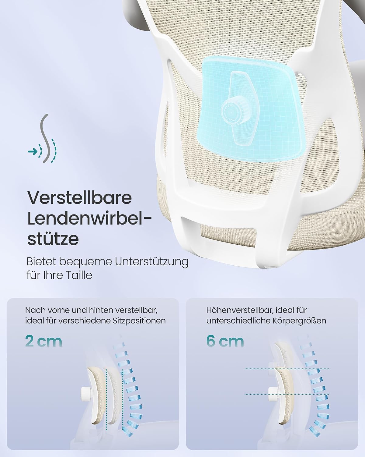Thumbnail 4 de SONGMICS Bürostuhl ergonomisch leistungsstark und komfortabel