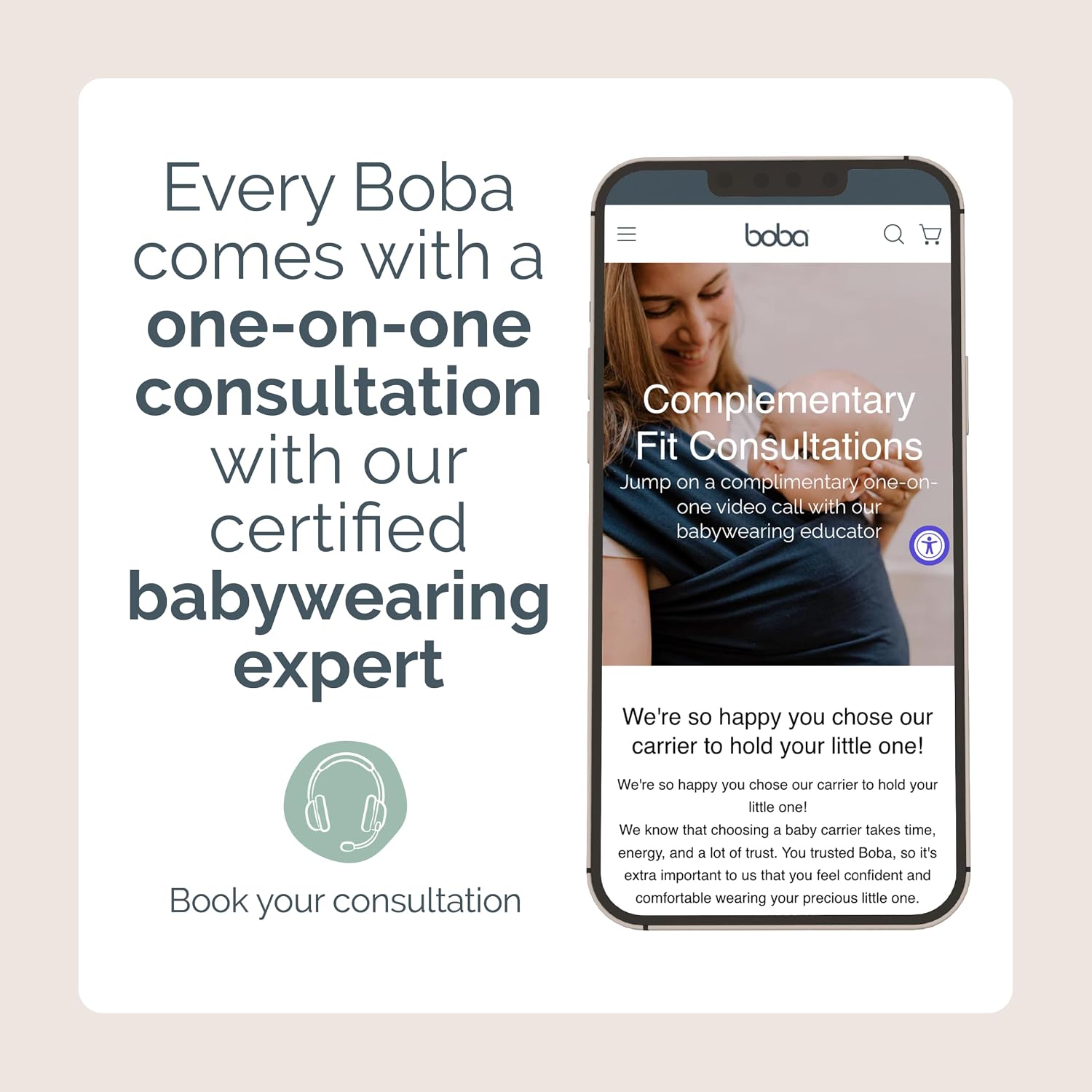 Thumbnail 6 de Boba Baby Wrap Carrier – Original Baby Sling Carrier (7–35 lbs) in Sage Green