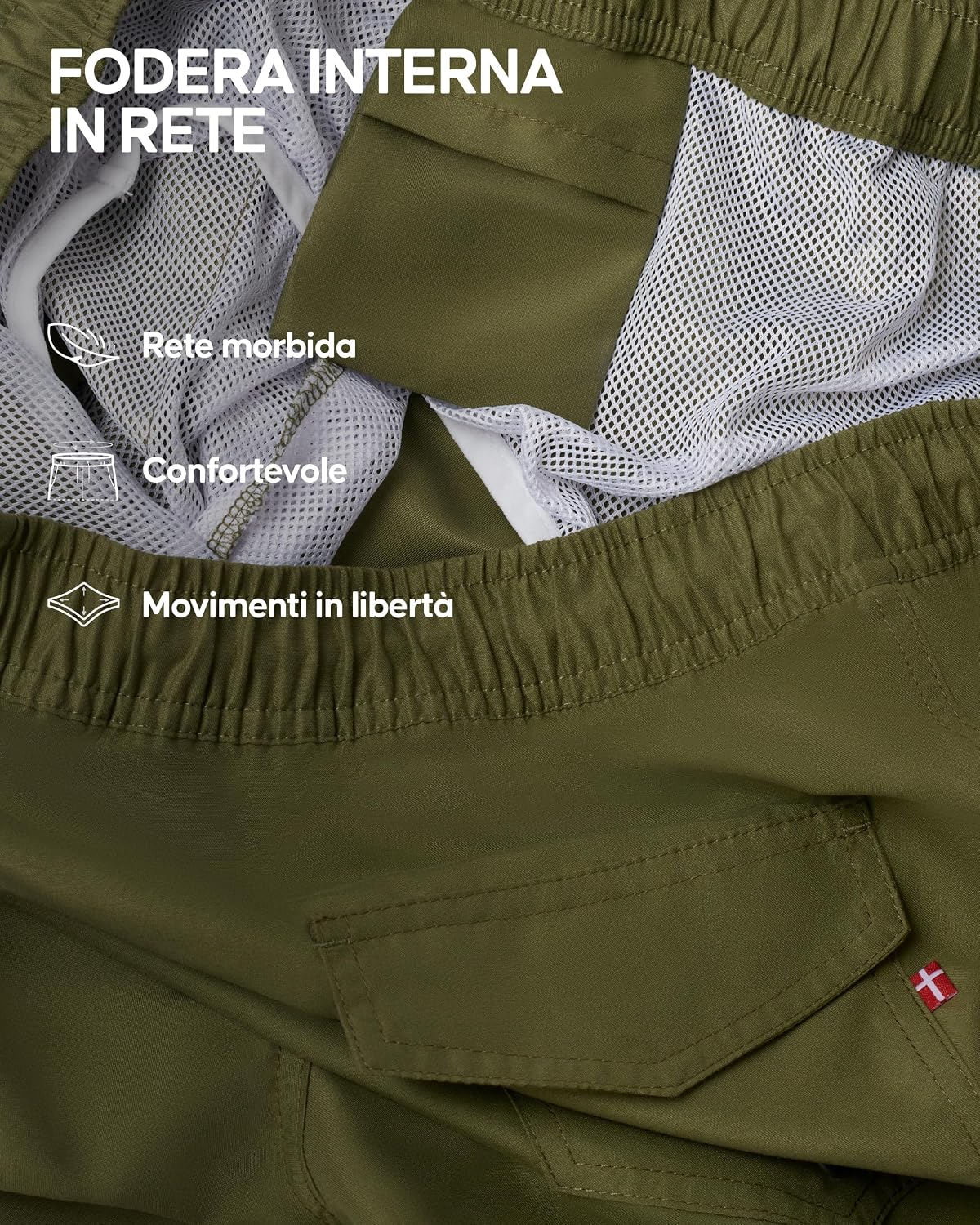 Detalle 2 de Costume uomo Danish Endurance bermuda da mare