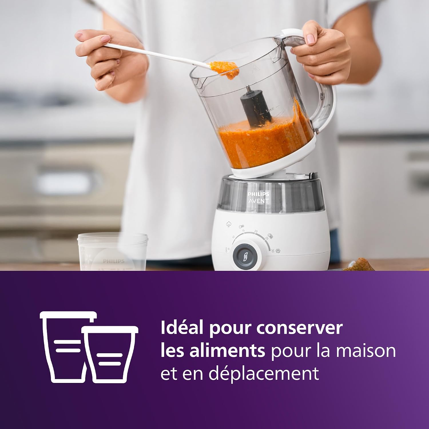 Thumbnail 6 de Philips Avent SCF883/20 robot cuiseur-mixeur 4 en 1 đź‘¶