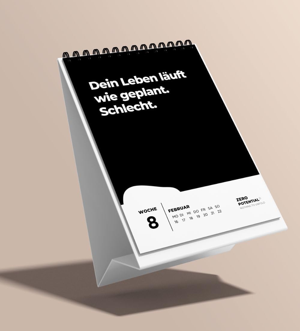 Thumbnail 4 de Demotivierender Tischkalender 52 Wochen 📅