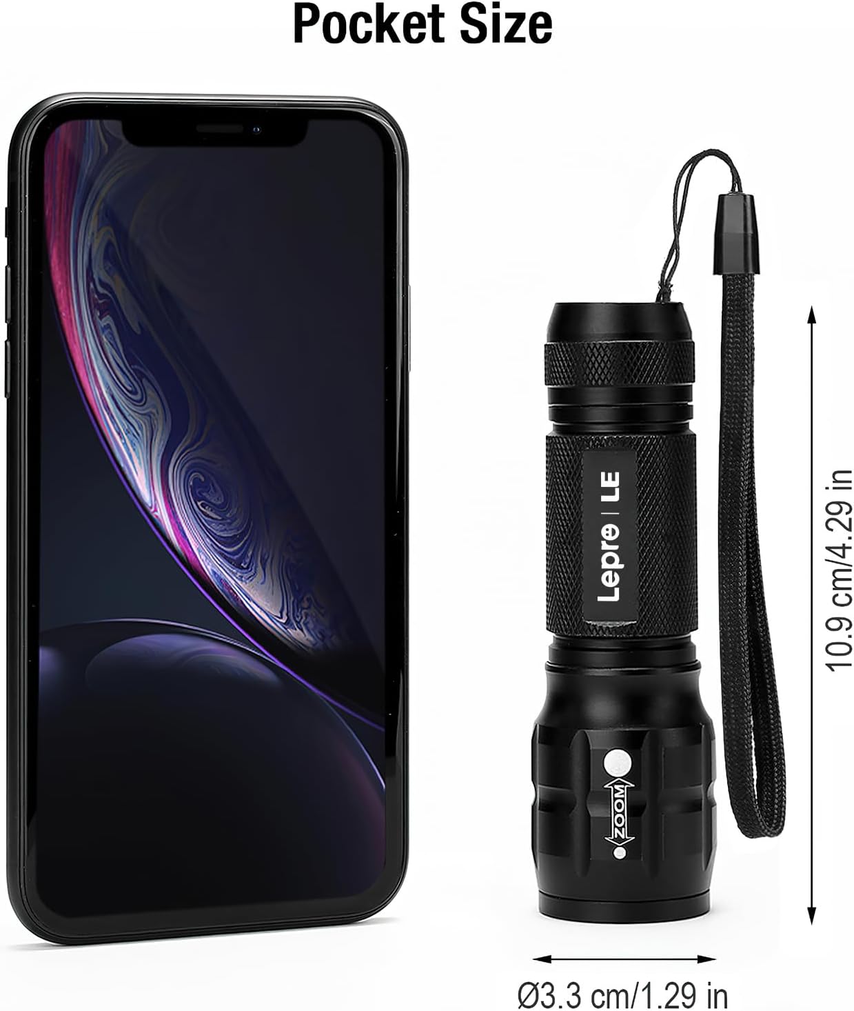 Detalle 2 de LE LED Torch LE1000 Powerful Handheld Flashlight