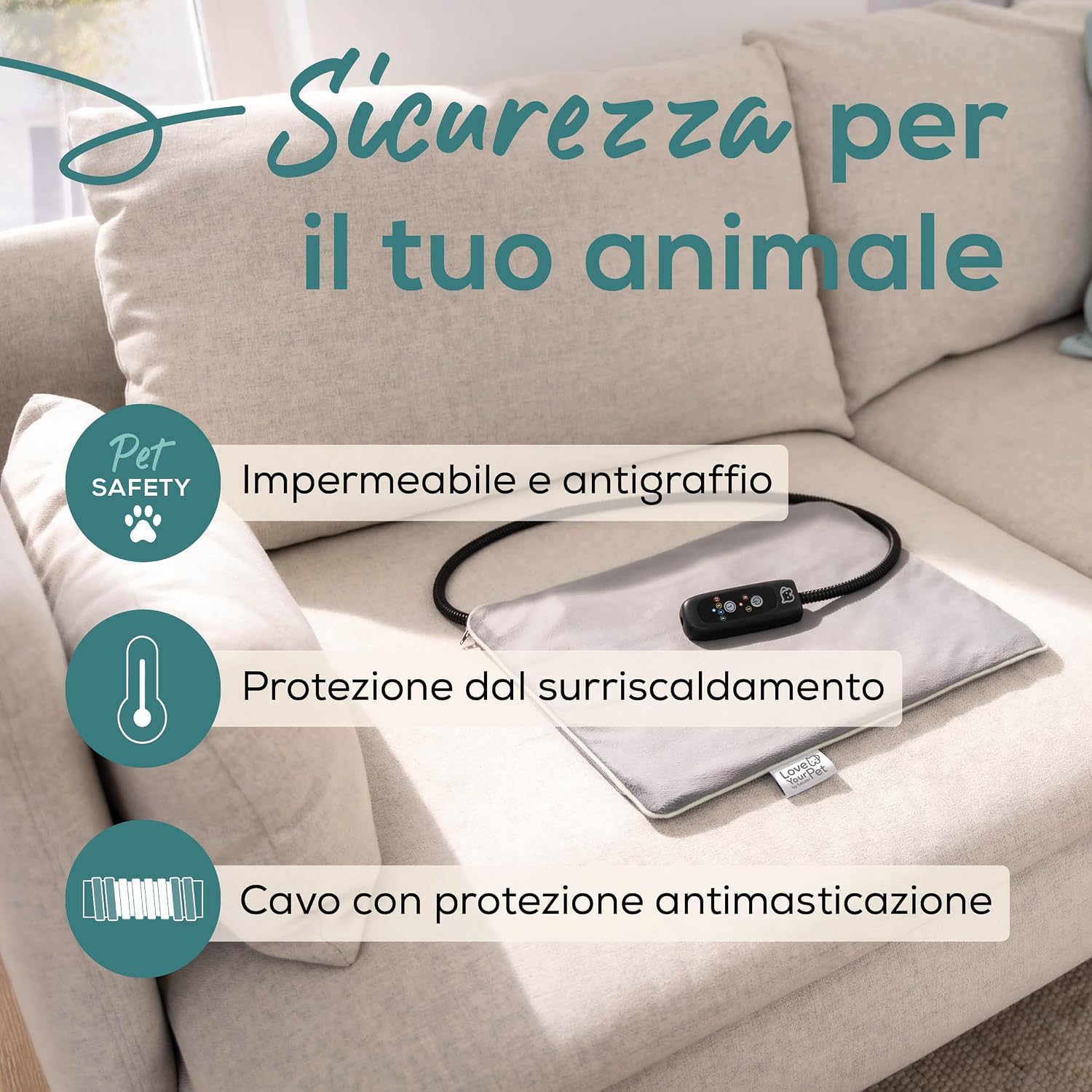 Thumbnail 6 de Beurer Love Your Pet Lilli tappetino riscaldante S 41x34 cm