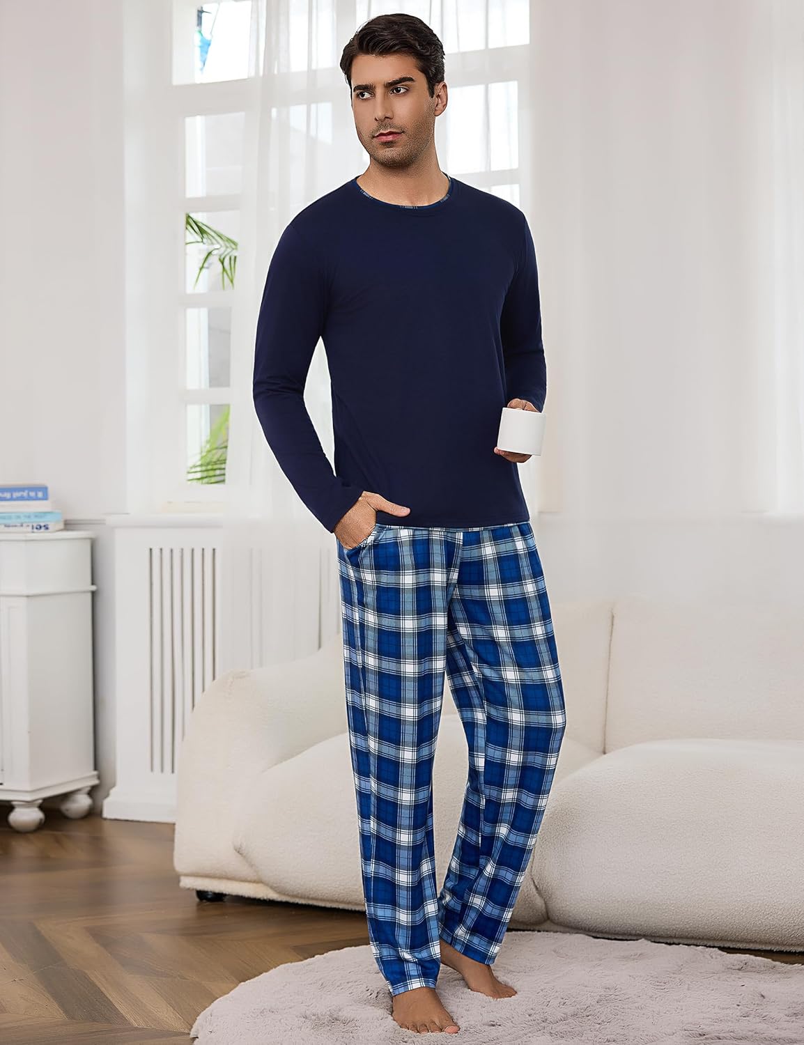 Thumbnail 1 de Litherday Pijama hombre algodón 95% 2 piezas