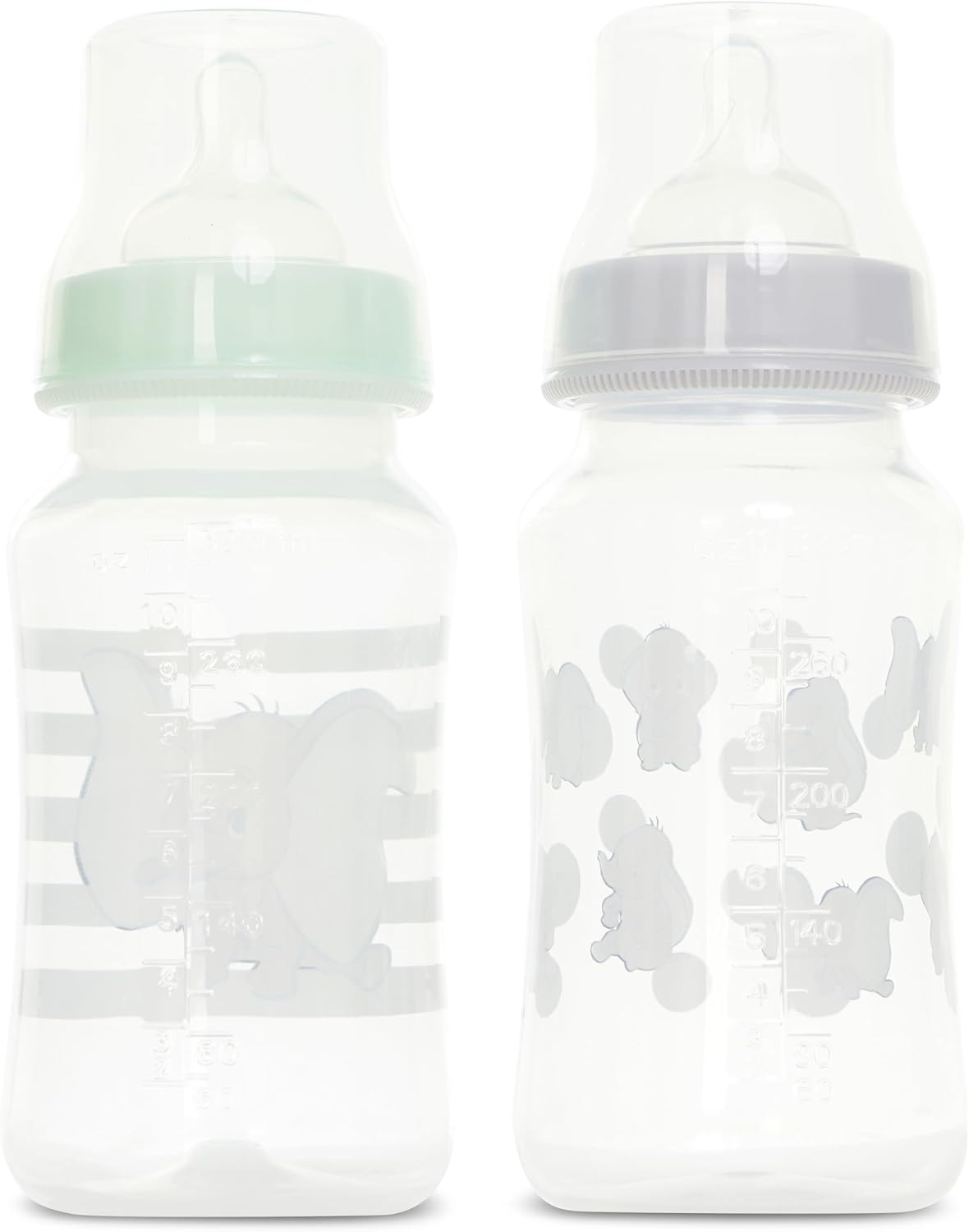 Detalle de ディズニー 哺乳瓶・おしゃぶりセット 11オンス砂時計型ボトル2本・矯正用おしゃぶり2個
